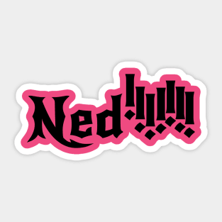 Ned Sticker